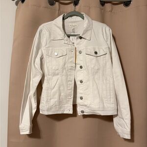 Women's White Denim Jacket